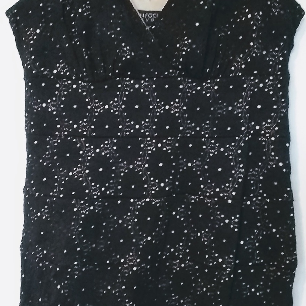 Enfocus Studio Black Lace Dress